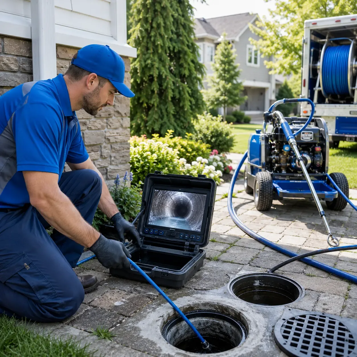 Outdoor drain cleaning professionals serving East Smithfield, PA